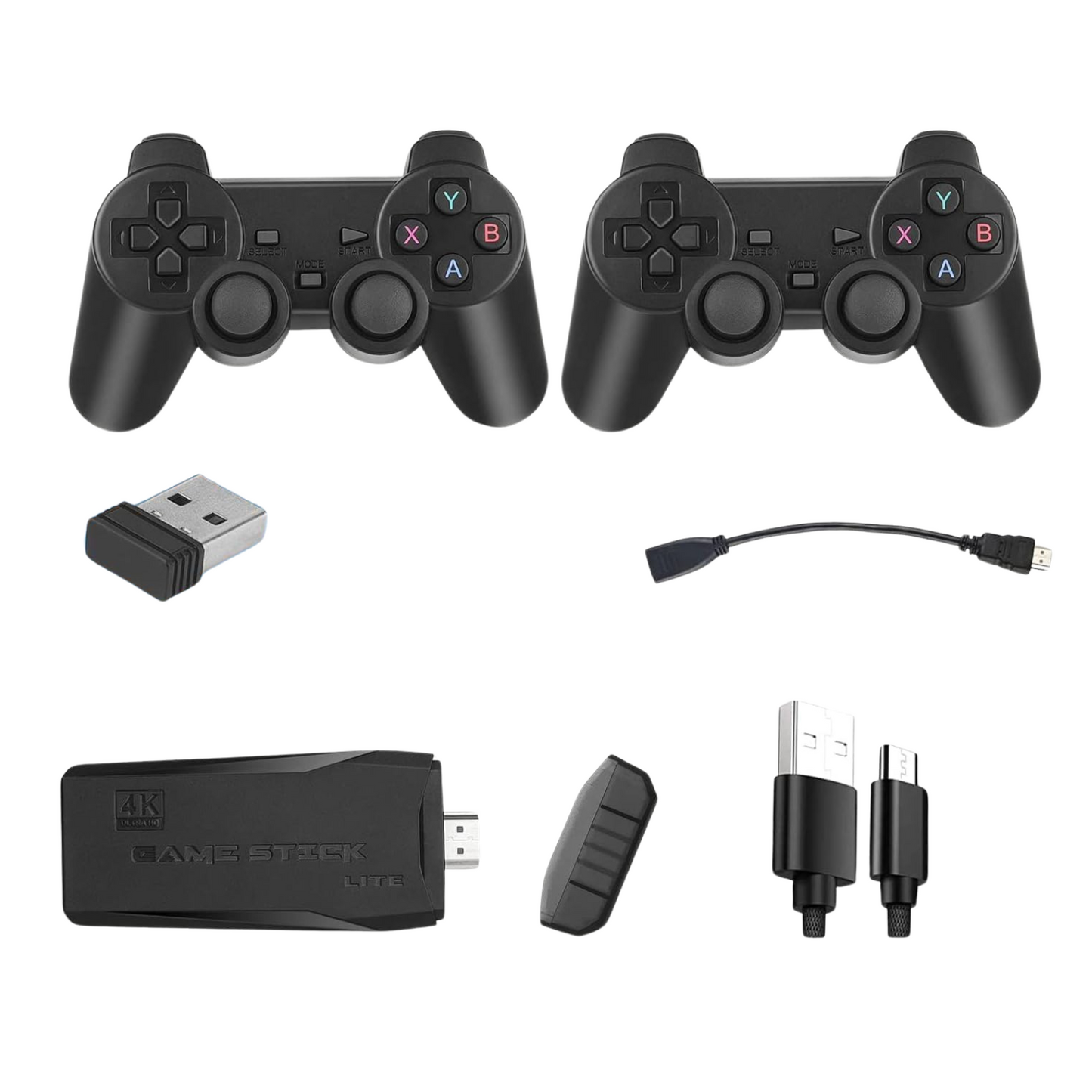 Retro Video Game with 20,000+ Built-in Games | Classic Console with Mario, Contra, Tekken & More | 4K HDMI Output | Dual Wireless Controllers | HD Sound | Multi-Player Fun game