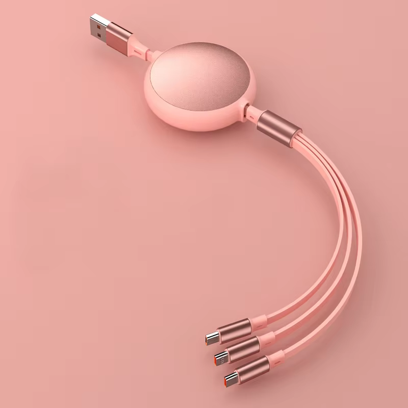 ⚡100W⚡ 3-in-1 Retractable Charging Cable