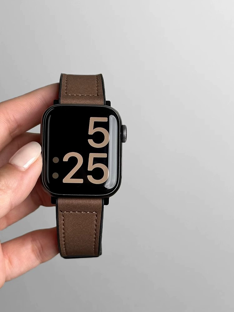 ⌚Apple Watch Genuine Leather Magnetic Buckle Strap✨