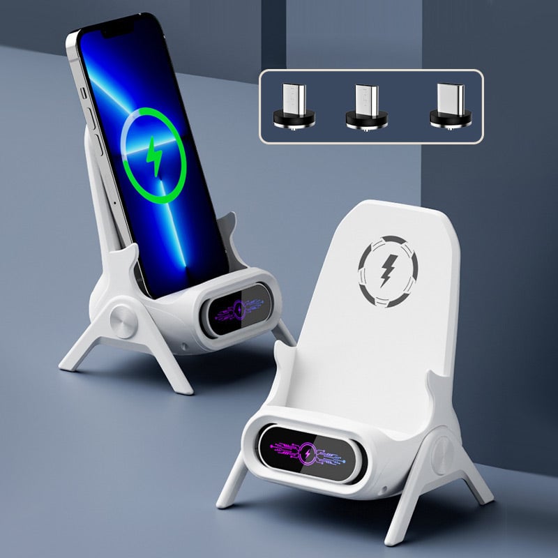 🎁 Multifunctional Wireless Fast Charger Phone Stand