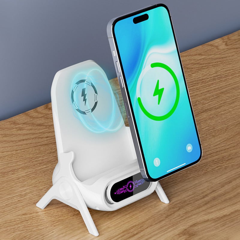 🎁 Multifunctional Wireless Fast Charger Phone Stand
