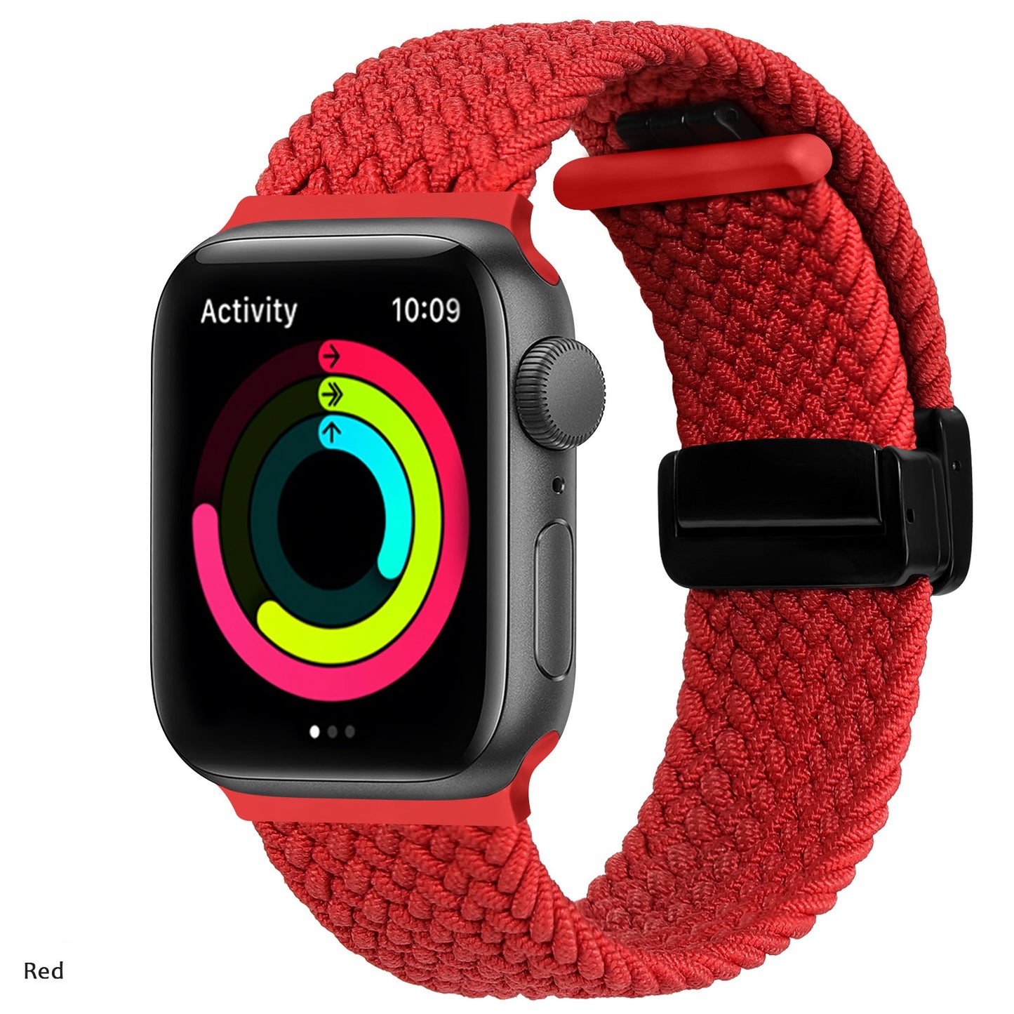 ⌚Apple Watch Woven Magnetic Fold Buckle Strap| Breathable and Skin-Friendly🌟