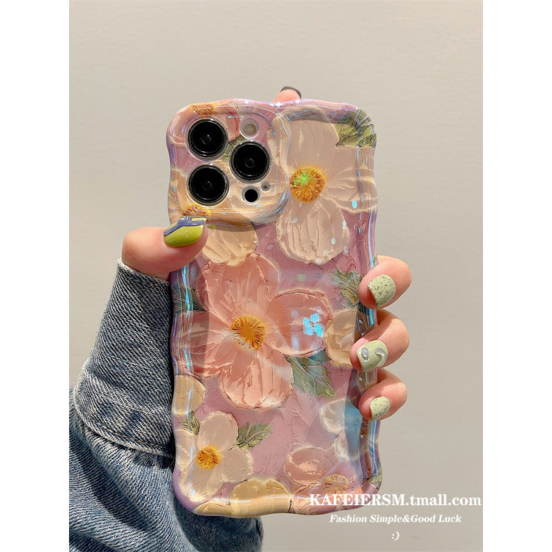 🌟New-in|Oil Painting Flowers🌸 iPhone Case