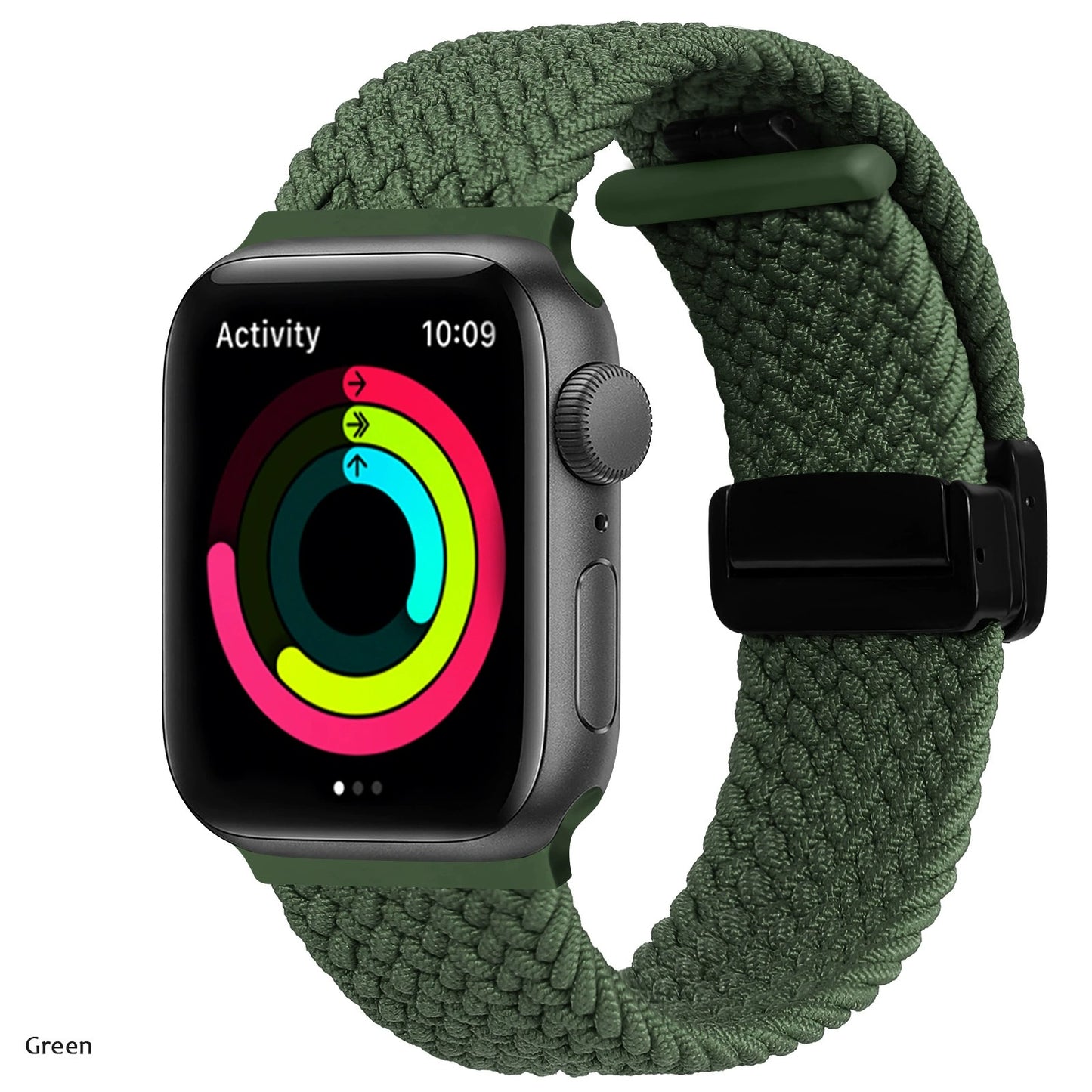 ⌚Apple Watch Woven Magnetic Fold Buckle Strap| Breathable and Skin-Friendly🌟