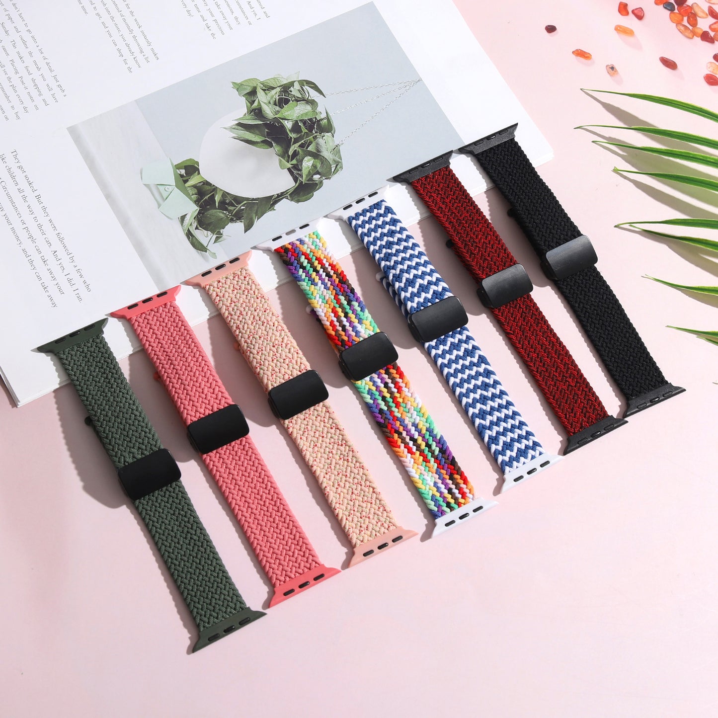 ⌚Apple Watch Woven Magnetic Fold Buckle Strap| Breathable and Skin-Friendly🌟