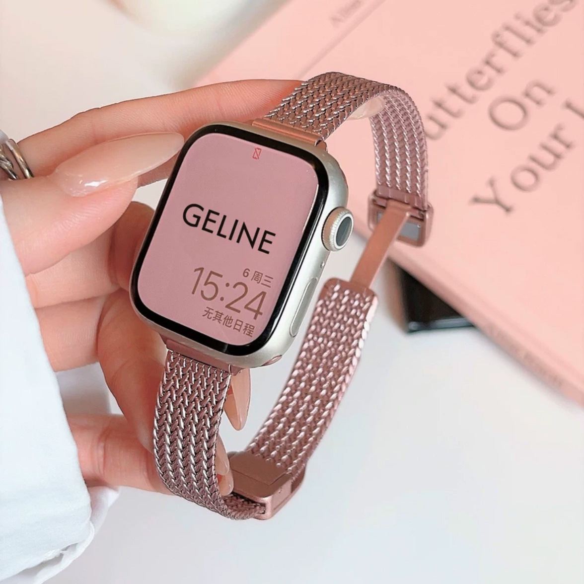 ✨New-in | Apple Watch Stainless Steel Magnetic Buckle Strap⌚