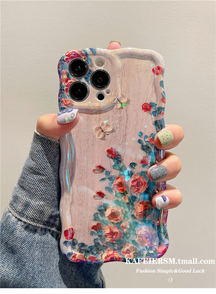 🌟New-in|Oil Painting Flowers🌸 iPhone Case