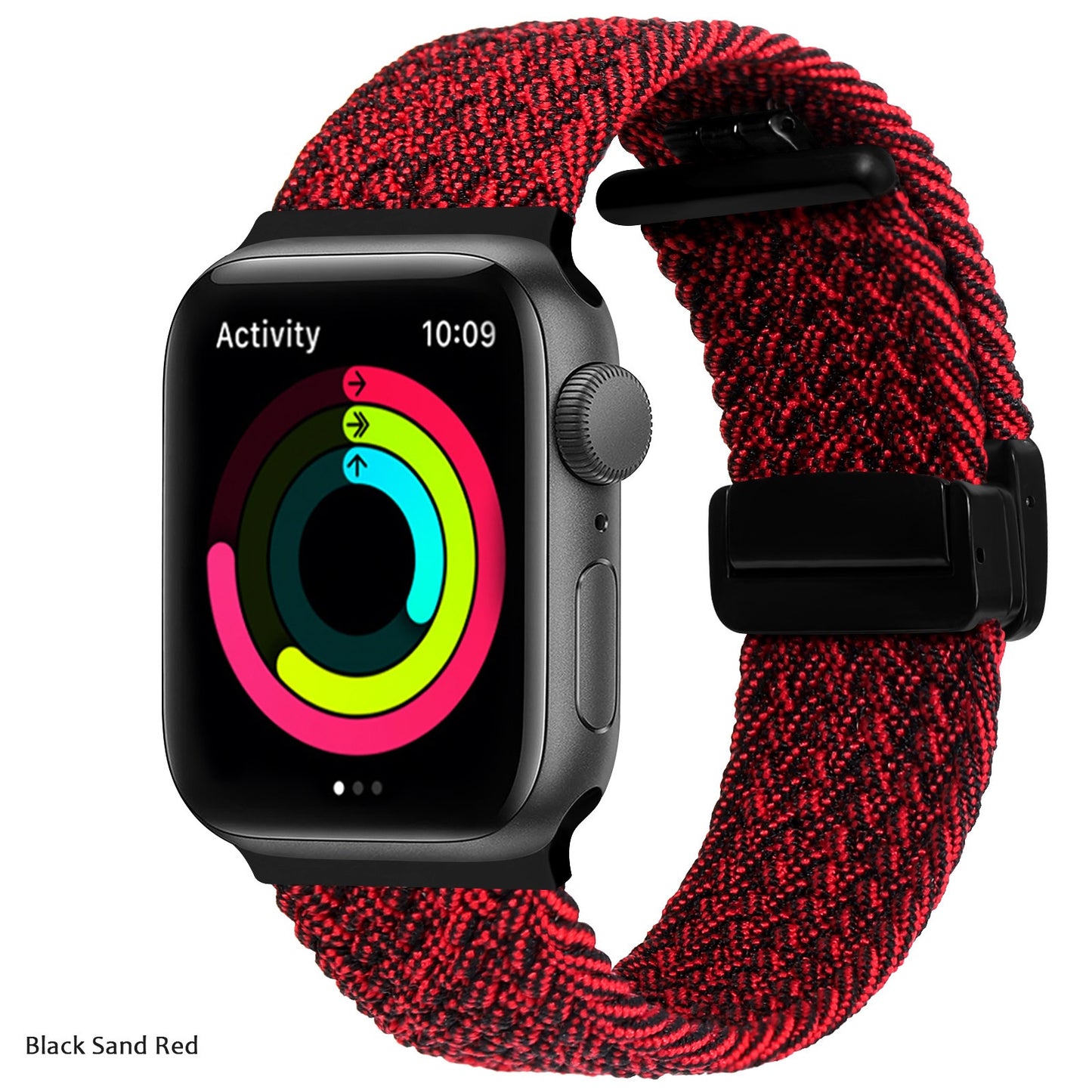 ⌚Apple Watch Woven Magnetic Fold Buckle Strap| Breathable and Skin-Friendly🌟