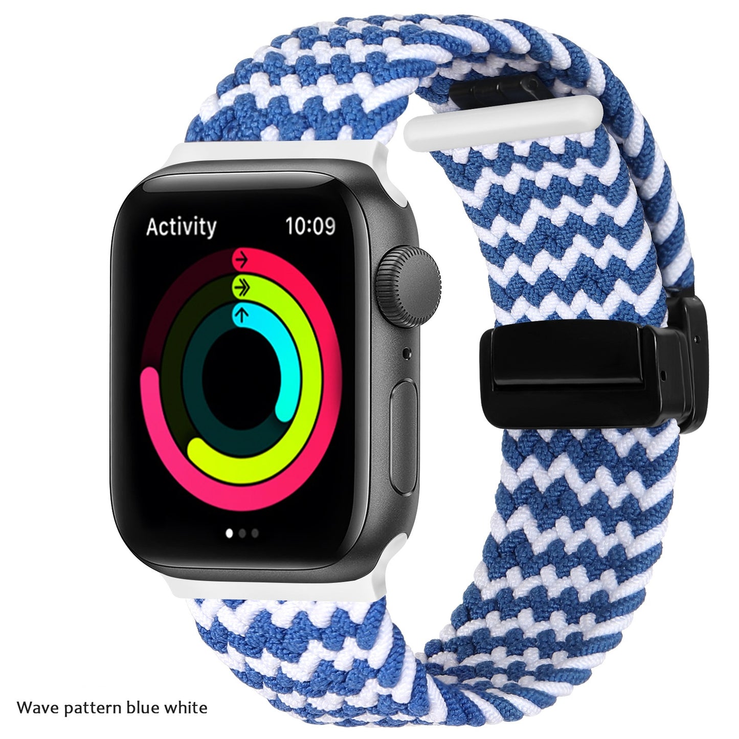 ⌚Apple Watch Woven Magnetic Fold Buckle Strap| Breathable and Skin-Friendly🌟