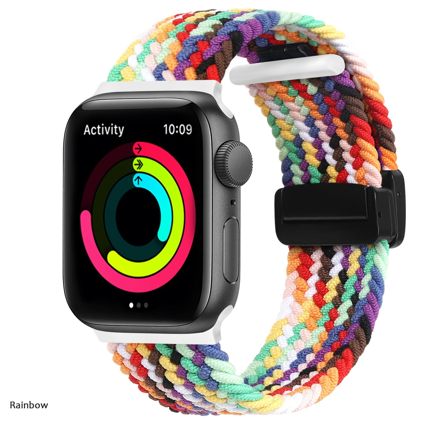 ⌚Apple Watch Woven Magnetic Fold Buckle Strap| Breathable and Skin-Friendly🌟