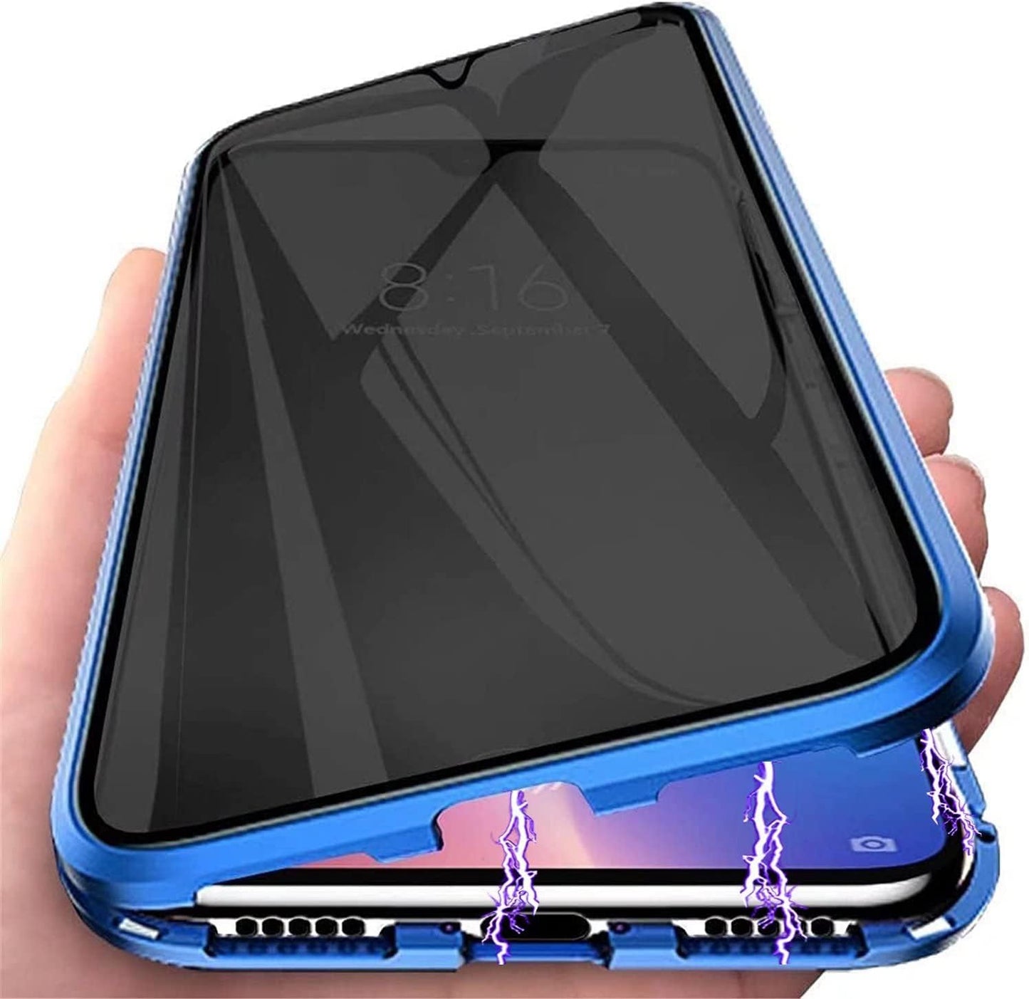 Exclusive Magnetic Glass Phone Case With 360° Protection ( Vivo )
