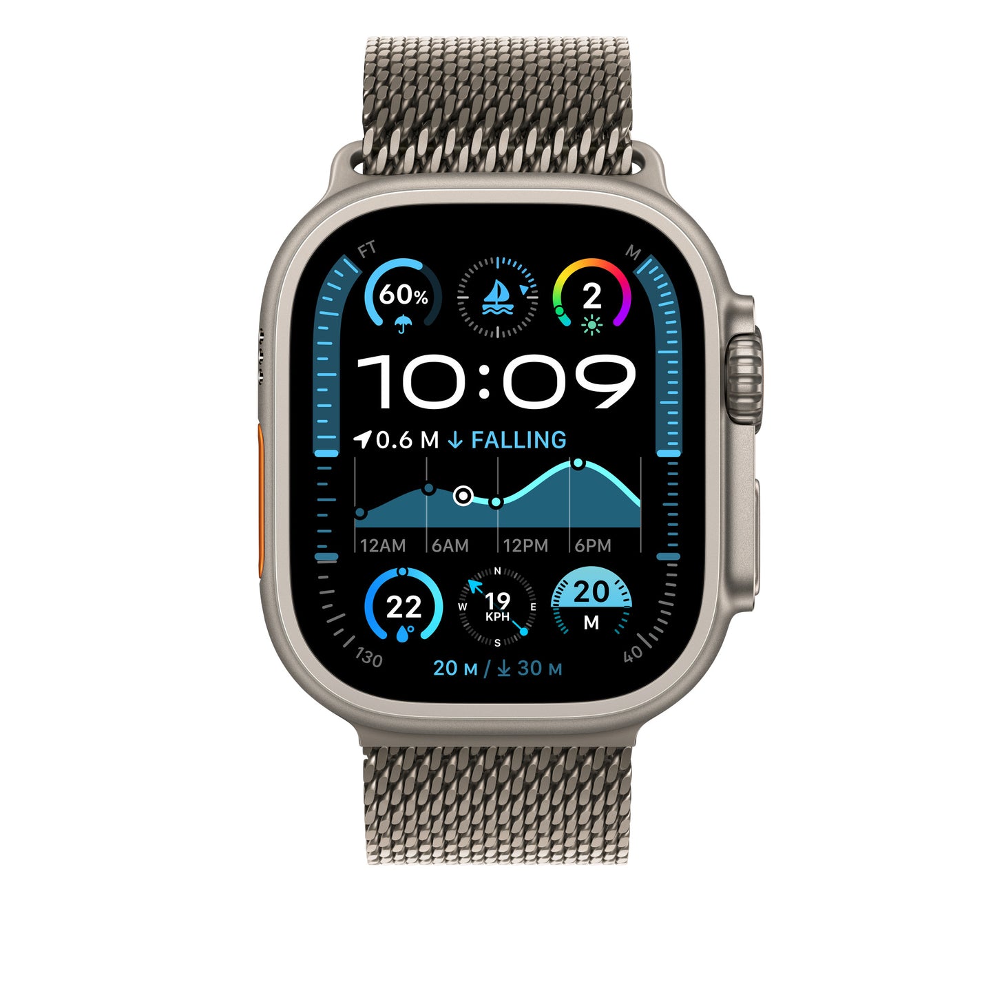 🌟Apple Watch Milanese Loop | Parachute buckle🌟