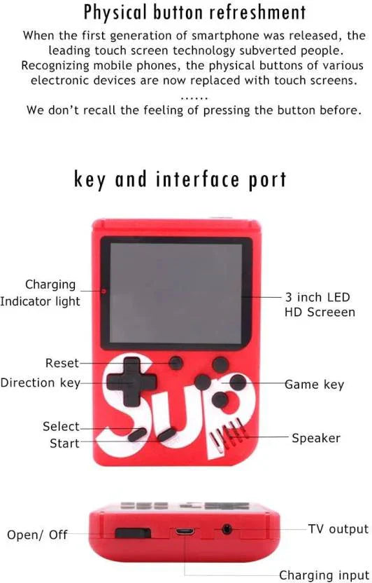 【🎮New-In】Retro GameBox 400 in 1 Games with Remote (Premium Quality)
