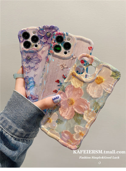 🌟New-in|Oil Painting Flowers🌸 iPhone Case