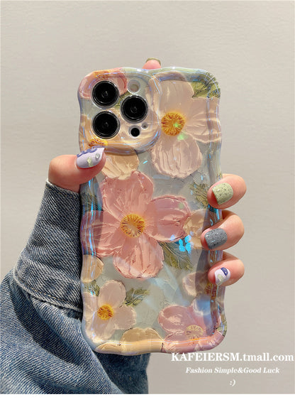 🌟New-in|Oil Painting Flowers🌸 iPhone Case