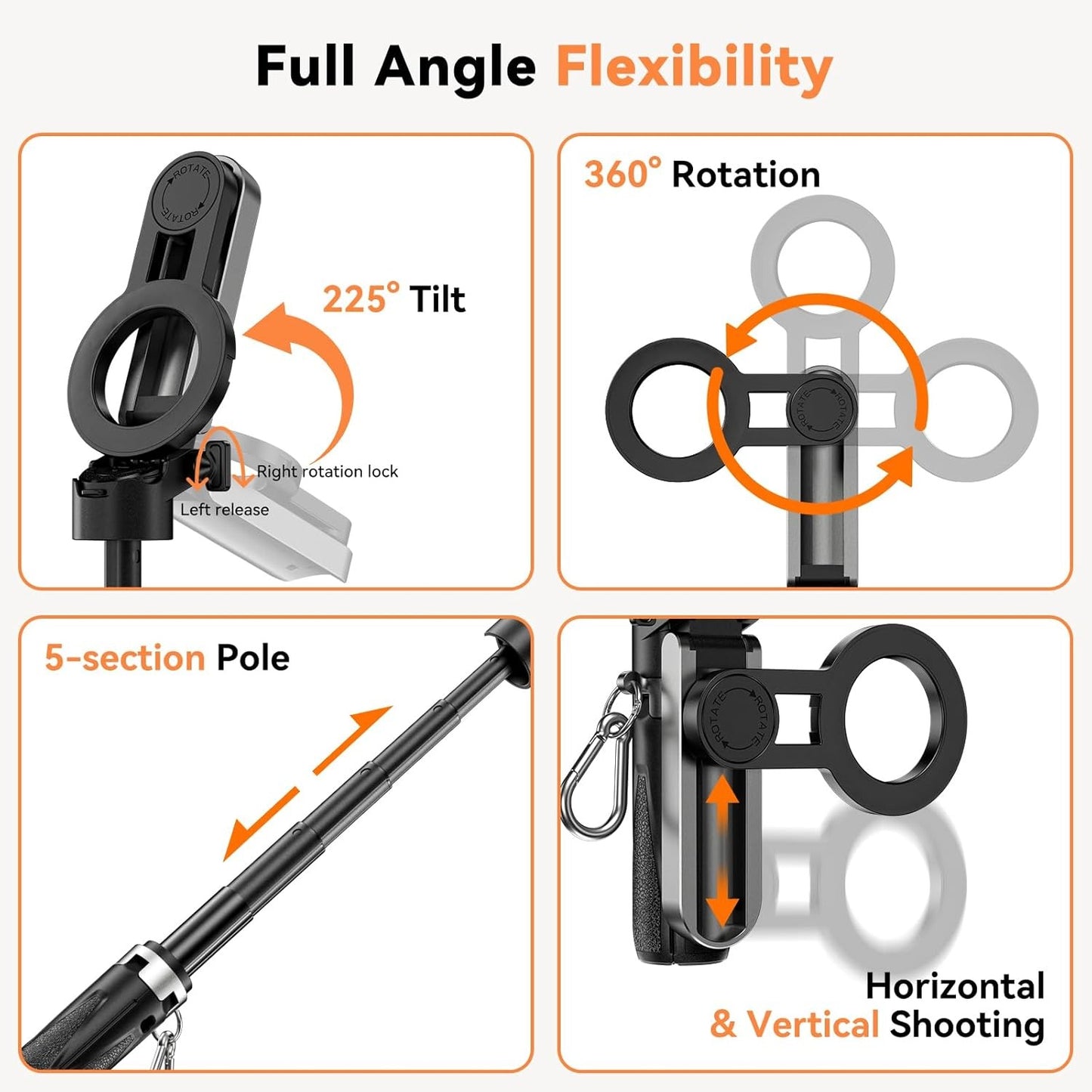 📸Mini 4-in-1 Magnetic Selfie Tripod🤳
